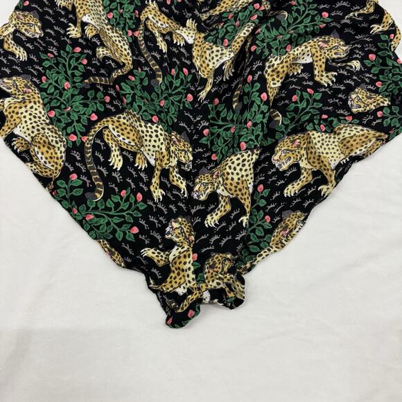 PrintFresh Medium Eco Satin Sweet Dreams Shorts Bagheera Ink Black PJ Shorts - Picture 7 of 8